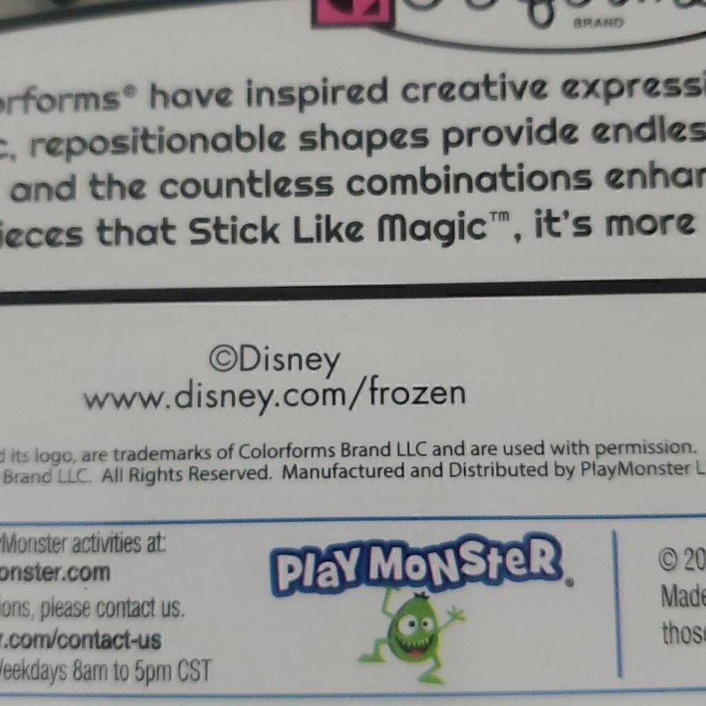 NEW IN BOX DISNEY FROZEN COLORFORMS - Picture 7 of 7